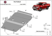 Oceľový kryt motora Fiat Fullback (2016-2019)
