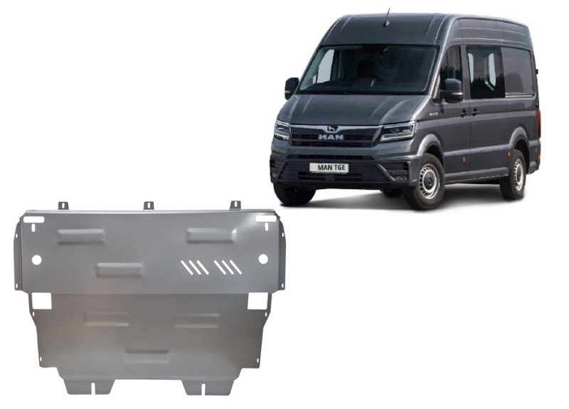 Aluminium Osłona pod silnik MAN Tge (2017-2026)