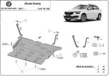 Stalowa Osłona pod silnik Skoda Kamiq (2017-2026)