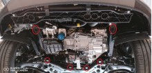 Hliníkový kryt motora Kia Sportage (2019-2021)