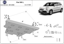 Stalowa Osłona pod silnik Fiat 500 L (2012-2022)
