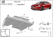 Hliníkový kryt motora Volvo S60 (2010-2018)