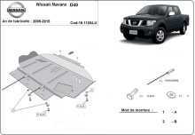 Hliníkový kryt motora Nissan Navara (2005-2015)
