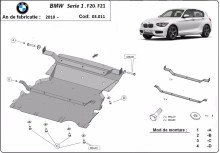 Oceľový kryt motora BMW Seria 1 F20/F21 (2011-2018)