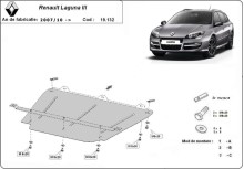 Stalowa Osłona pod silnik Renault Laguna 3 (2007-2015)