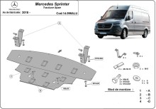 Aluminium Osłona pod silnik Mercedes Sprinter - RWD (2018-2026)