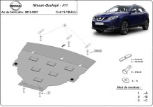 Hliníkový kryt motora Nissan Qashqai (2013-2021)