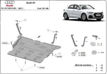 Oceľový kryt motora Audi A1 (2017-2026)