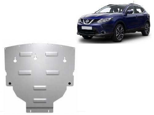 Hliníkový kryt motora Nissan Qashqai (2013-2021)