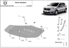 Stalowa Osłona zbiornika paliwa Dacia Sandero (2012-2020)