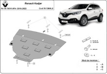 Hliníkový kryt motora Renault Kadjar (2015-2022)