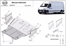Oceľový kryt motora Nissan Almera Tino (1998-2010)