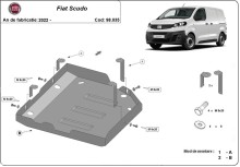 Oceľový kryt AdBlue Fiat Scudo (2022-2026)