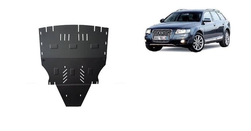 Oceľový kryt motora Audi A6 Allroad 2 - bez bokov (2005-2011)