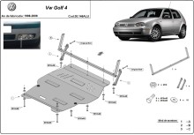 Hliníkový kryt motora Volkswagen Golf (1998-2006)