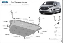 Stalowa Osłona pod silnik galwanizowana Ford Tourneo Custom (2023-2026)