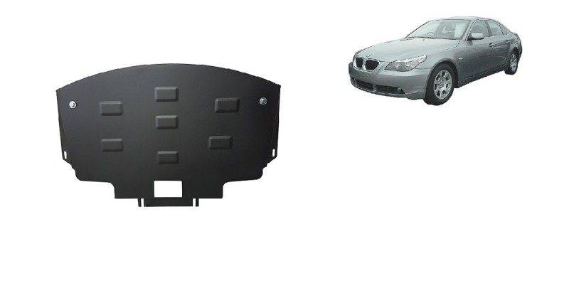 Oceľový kryt motora BMW Seria 5 E60/E61 štandardný predný nárazník (2003-2010)