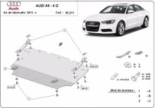 Oceľový kryt motora Audi A6 (2011-2018)