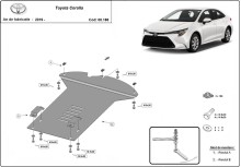 Oceľový kryt katalyzátora Toyota Corolla (2019-2026)