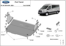 Stalowa Osłona pod silnik Ford Transit - FWD (2020-2026)