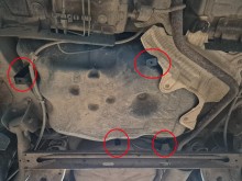 Stalowa Osłona zbiornika paliwa Dacia Lodgy (2012-2022)
