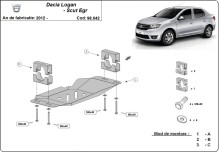 Oceľový kryt systému Start-Go EGR  Dacia Logan 2 (2012-2020)