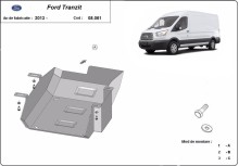 Oceľový kryt AdBlue Ford Transit (2013-2020)