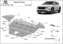 Stalowa Osłona pod silnik Hyundai Tucson (2021-2026)