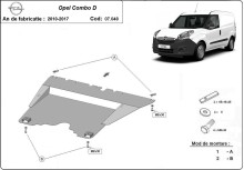 Oceľový kryt motora Opel Corsa E (2010-2017)