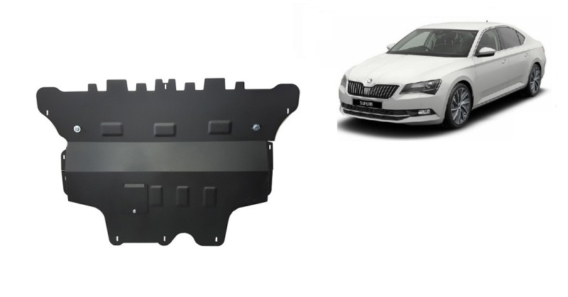 Stalowa Osłona pod silnik Skoda Superb - automatyczna skrzynia biegów (2015-2024)
