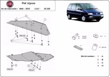 Oceľový kryt motora Fiat Ulysse (1995-2003)