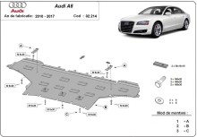 Oceľový kryt motora Audi A8 (2010-2017)