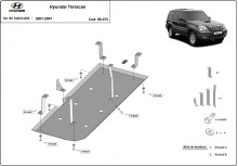 Oceľový kryt palivovej nádrže Hyundai Terracan (2001-2007)