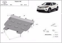 Oceľový kryt motora Toyota C-HR (2016-2023)