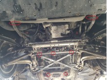 Oceľový kryt motora Audi A4 B8, diesel (2008-2014)