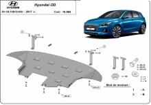 Oceľový kryt motora Hyundai I30 (2017-2026)