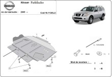 Hliníkový kryt motora Nissan Pathfinder (2005-2026)