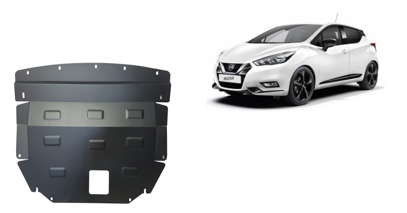 Stalowa Osłona pod silnik Nissan Micra (2016-2026)