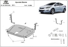 Oceľový kryt motora Hyundai Elantra 2 (2011-2016)