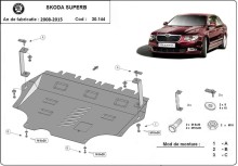 Oceľový kryt motora Smart FourFour benzin (2008-2015)