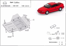 Stalowa Osłona pod silnik Opel Calibra (1990-1997)