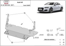 Oceľový kryt motora Audi A5 (2017-2026)