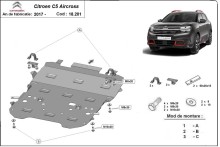 Oceľový kryt motora Citroen C5 Aircross (2017-2026)