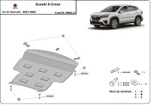 Hliníkový kryt motora Suzuki S-Cross (2013-2023)