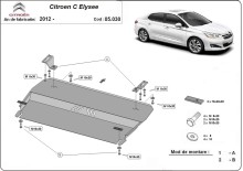Oceľový kryt motora Citroen C-Elysee (2012-2026)