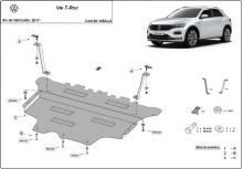 Hliníkový kryt motora Volkswagen T-Roc (2017-2026)
