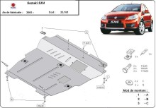 Oceľový kryt motora Suzuki Vitara (2006-2013)