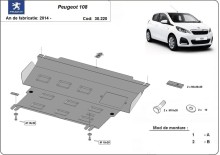 Oceľový kryt motora Peugeot Rifter (2014-2021)
