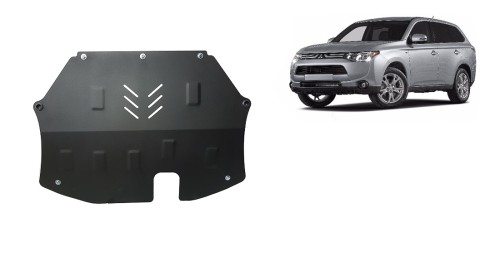 Oceľový kryt motora Mitsubishi Pajero 3 (V60, V70) Vers 2.0 (2012-2021)