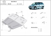 Oceľový kryt motora VW Eos (1999-2005)